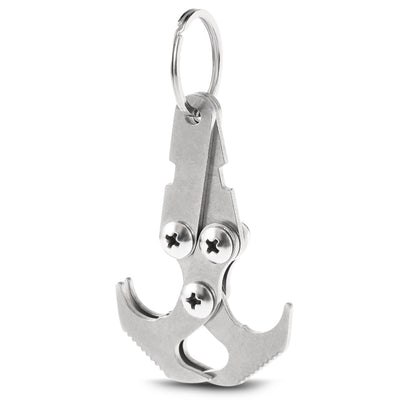Grappling Gravity Hook Survival Carabiner Stainless Steel Outdoor Climbing Equipment - goldylify.com