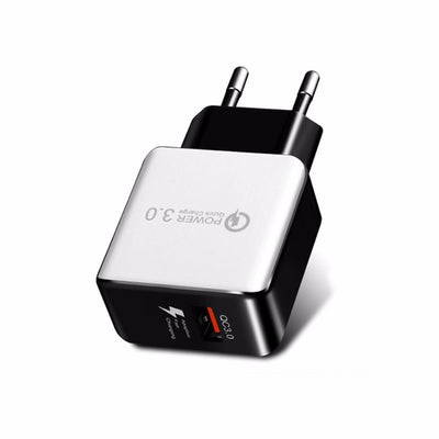 QC3 .0 USB Wall Charger Adapter Fast Charging For XIAO MI /HUA WEI / IPHONE - goldylify.com