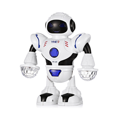 HT- 01 Kids Electronic Smart Space Dancing Robot with Music LED Light - goldylify.com