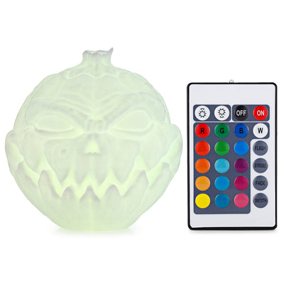 3D Printing Devil Pumpkin Face Lamp Night Light Remote Control - goldylify.com