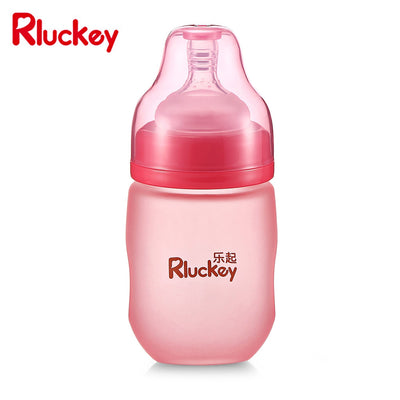 Rluckey L - BL029 150ml Newborn Wide-caliber Thermochromic Elbow Glass Bottle - goldylify.com