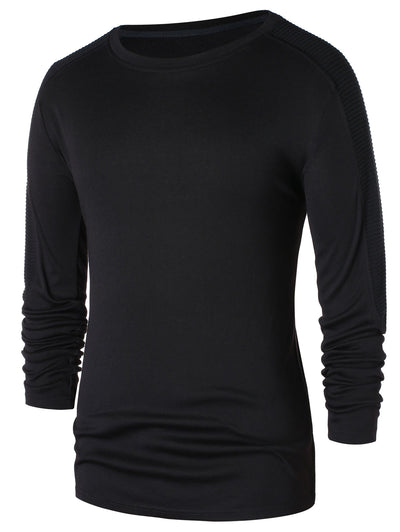 Raglan Sleeve Round Neck T-shirt - goldylify.com