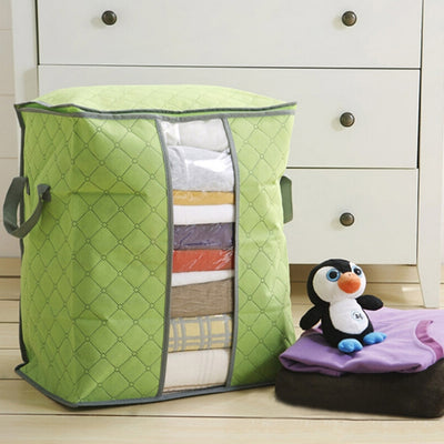 Color Bamboo Charcoal Non-woven Clothing Storage Bag - goldylify.com