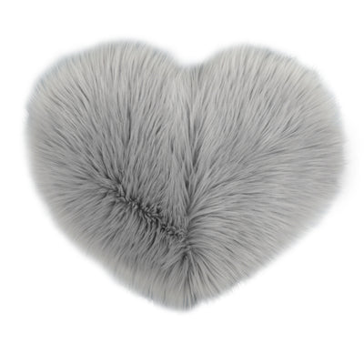 Love Heart Shape Artificial Wool Area Carpet for Home Decoration - goldylify.com