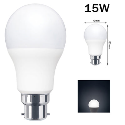 B22 E27 5/7/9/12/15W LED Globe Light Lamp Plastic Aluminum Energy Saving Bulb AU - goldylify.com