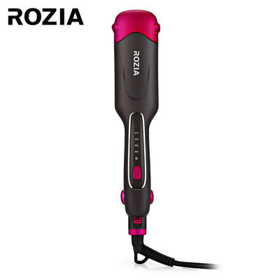 ROZIA HR755 Ceramic Hair Straightener with 2 Size Changeable Corn Plates - goldylify.com