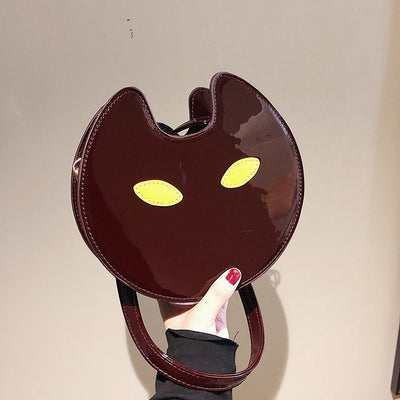 New little devil personality wild bright patent leather shoulder bag Messenger bag - goldylify.com