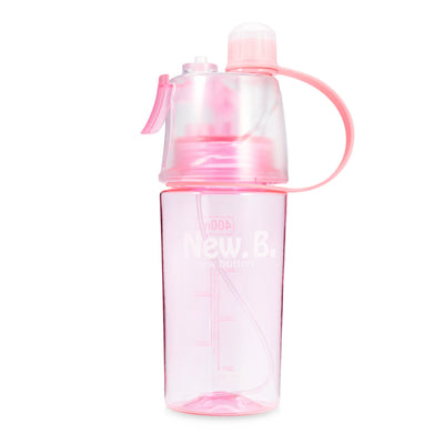 Sports Plastic Spray Cup Kettle Easy-carry Outdoor Cooling Water Bottle - goldylify.com