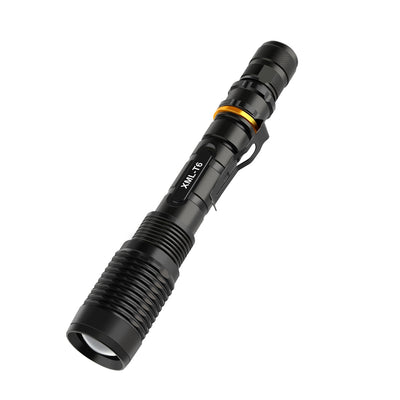 Zoomable 800 Lumens High Power T6 LED Flashlight Torch 18650 With Battery - goldylify.com