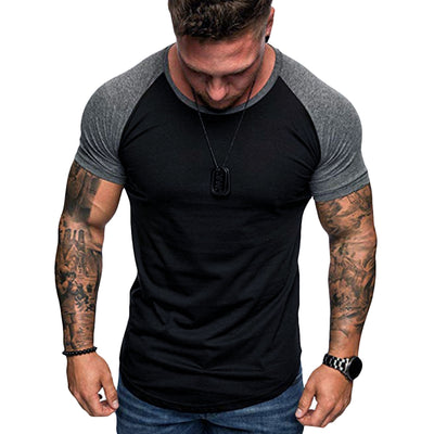 Round Neck Short Sleeves T-shirt - goldylify.com