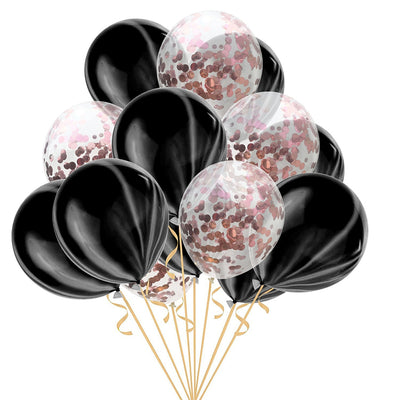 12 inch 15pcs Agate Latex Confetti Balloon - goldylify.com