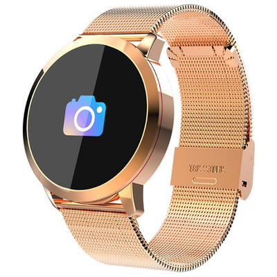 Q8 Accurate Motion Calculation / Remote Picture / Smart Alerts / Heart Rate Monitor / Touch Screen Smart Watch - goldylify.com