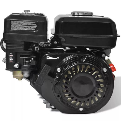vidaXL Gasoline Engine 6.5 CH 4.8 kW Black 141246 - goldylify.com