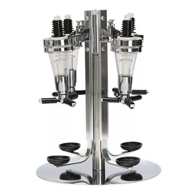4 Head Professional Desktop Rotary Racks Wine Dispenser - goldylify.com