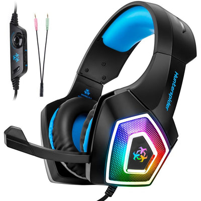 V1 Gaming Headset PS4 Computer Game  Headphones with LED Light - goldylify.com