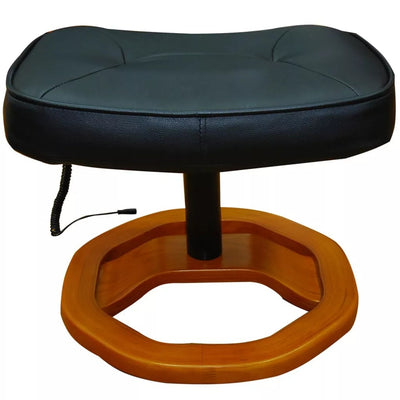 Massage Black Armchair with Footrest 60277 - goldylify.com