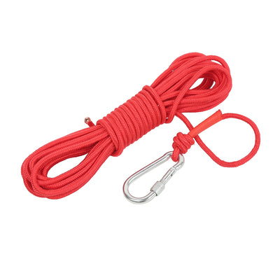 Multipurpose Magnet Fishing Rescue Safety Rope Rock Climbing Cord with Carabiner - goldylify.com