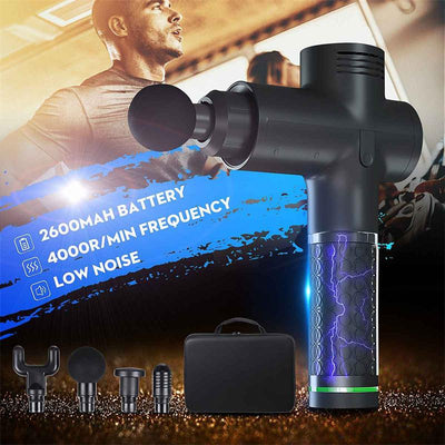 Tissue Massage Gun Muscle Massager Muscle Pain Management after Training Exercising Body Relaxation Slimming Shaping Pain Relief - goldylify.com