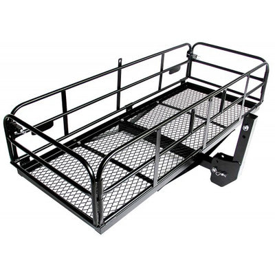 Foldable Hitch Cargo Carrier Mounted Basket Luggage Rack with 2&quot; Receiver - goldylify.com