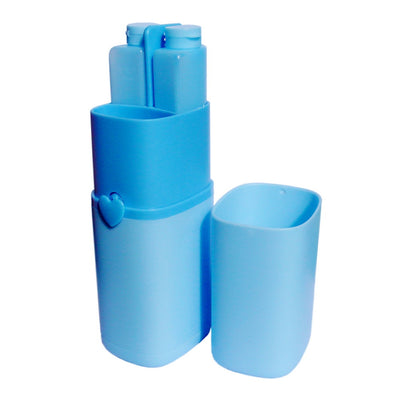 Travel Supplies Toothbrush Holder Wash Cup Set Portable Storage Box - goldylify.com