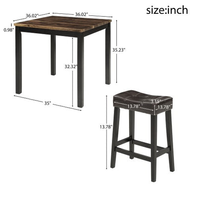 5-Piece Counter-Height Dining Set - goldylify.com