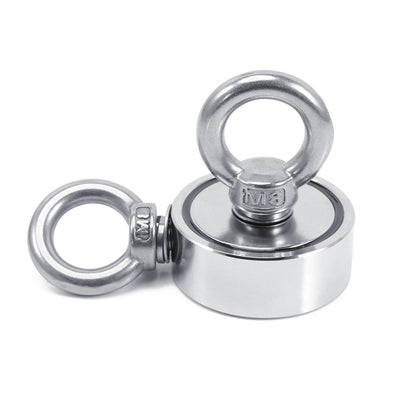 Super Powerful Neodymium Fishing Magnet with 2 Rings - goldylify.com