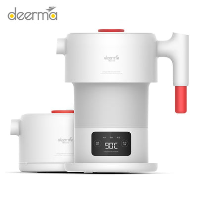 Deerma Foldable Electric Kettle with Touch-screen for Camping Travel - goldylify.com