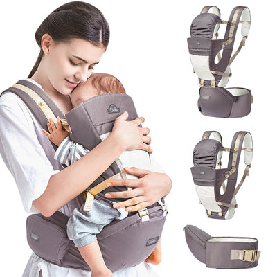 GBlife Hipseat Newborn 4 in 1 Ergonomic Baby Carrier Infant Kid Sling Backpack - goldylify.com