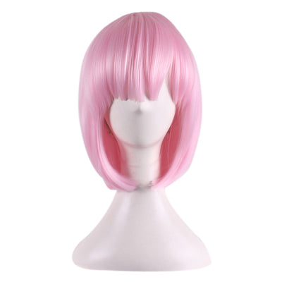 Short Straight Wig with Bangs for Maid Costume Cosplay - goldylify.com