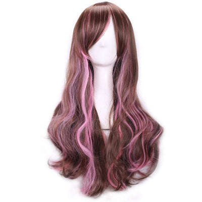 Mixed Color Long Wavy Wig for Cosplay - goldylify.com
