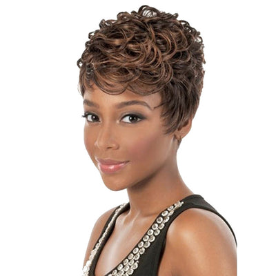 Short Curly Layered Fluffy Synthetic Wig - goldylify.com