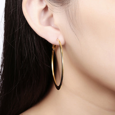 Fashion Jewelry Environmental Protection Round Earrings - goldylify.com