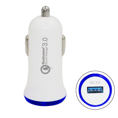 Minismile Original Mini Universal QC3.0 Fast Charge Car Charger Adapter with Led Indicator Light - goldylify.com