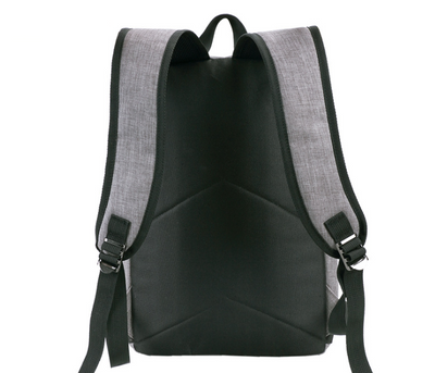 USB charging backpack Korean college student bag men's Oxford cloth computer bag casual backpack - goldylify.com