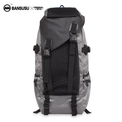 [a] casual large capacity men and women travel bag, computer bag, tide shoulder bag, female Korean backpack man - goldylify.com