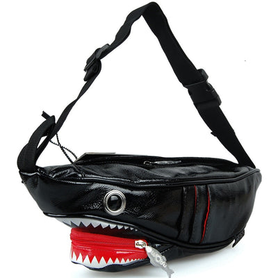 Funny shark chest bag - goldylify.com