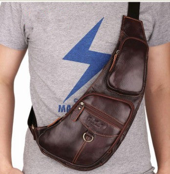 Leather Satchel Shoulder Bag - goldylify.com