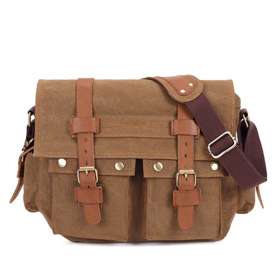 In the spring of the new trade canvas bag messenger bag bag Bag Satchel men men style - goldylify.com