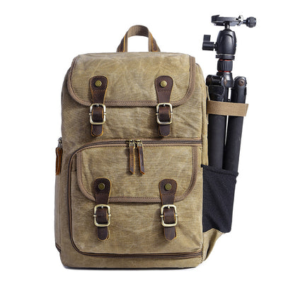 Waterproof Canvas Photography Bag Camera Backpack - goldylify.com