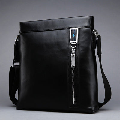 Zhuo Vaticanbear men's leather bag bag leather first layer of leather satchel NEW - goldylify.com