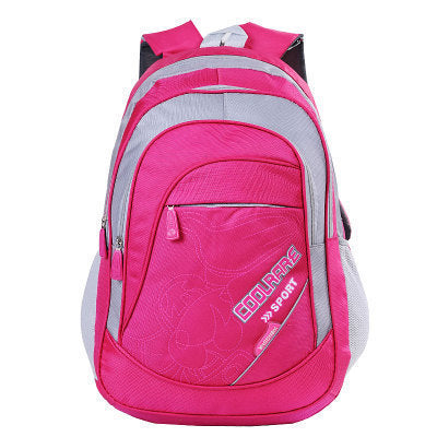 Manufacturer's 1-3-6 grade male and female students' super light weight loss double shoulder knapsack can be processed and customized - goldylify.com