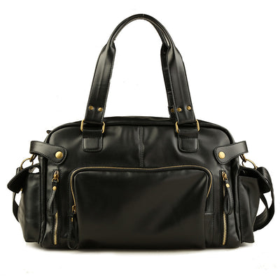 The new PU leather bag bag shoulder messenger bag bag handbag bulk bag tide - goldylify.com