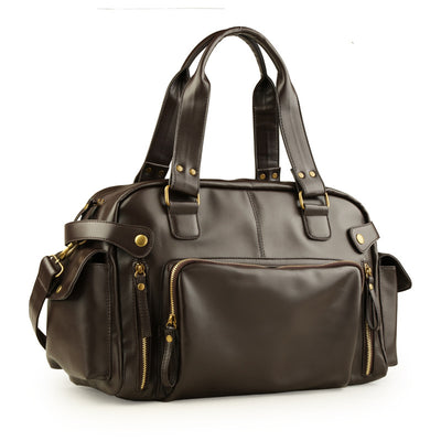 Korean Vintage Leather Handbag Shoulder Bag men Crossbody Bag Handbag - goldylify.com