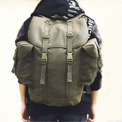 Backpack canvas bag - goldylify.com