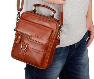 Leather Shoulder Crossbody Bag Casual Retro - goldylify.com