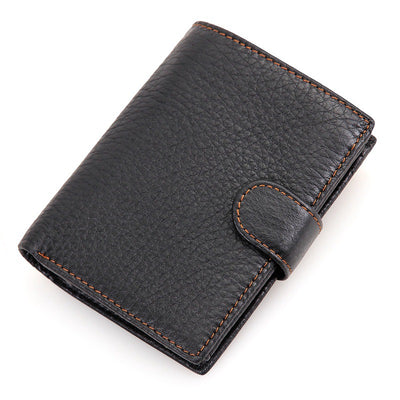 J.M.D first layer cowhide wallet multi-card leather men's wallet RFID foreign trade wallet - goldylify.com