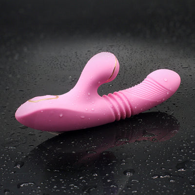 Automatic telescopic sucking vibrator - goldylify.com