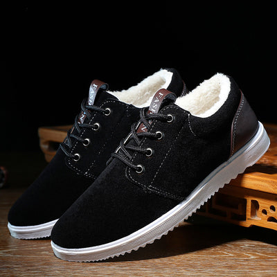 The winter men's casual shoes breathable shoes shoes 1200 British tide scrub and cotton shoes - goldylify.com