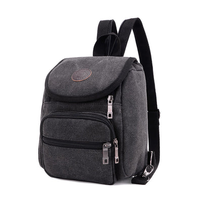 New men's backpack computer money, Korean version of leisure travel, chest bags, large capacity students travel bag, canvas - goldylify.com