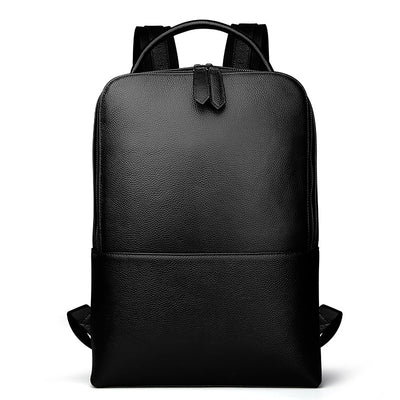 One piece of leather, Korean Leather Men's shoulder bag, leather litchi pattern backpack man - goldylify.com